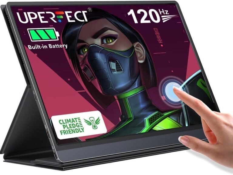 UPERFECT 15.6-inch 120Hz Battery Touchscreen Portable Monitor